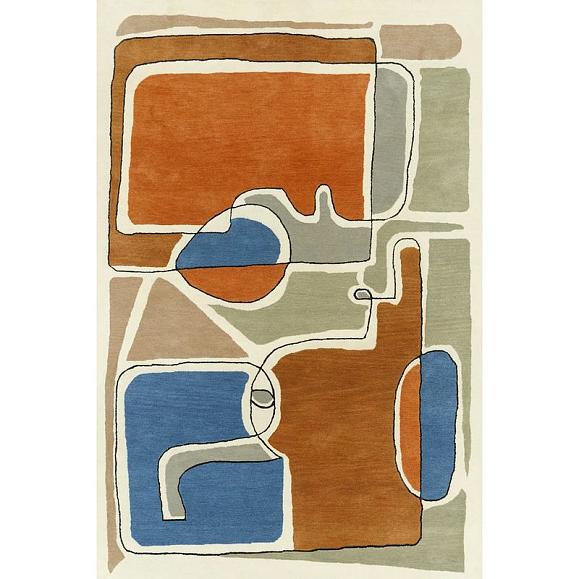 Ковер Toulemonde Bochart Bleu des Yeux Multi (170 x 240)