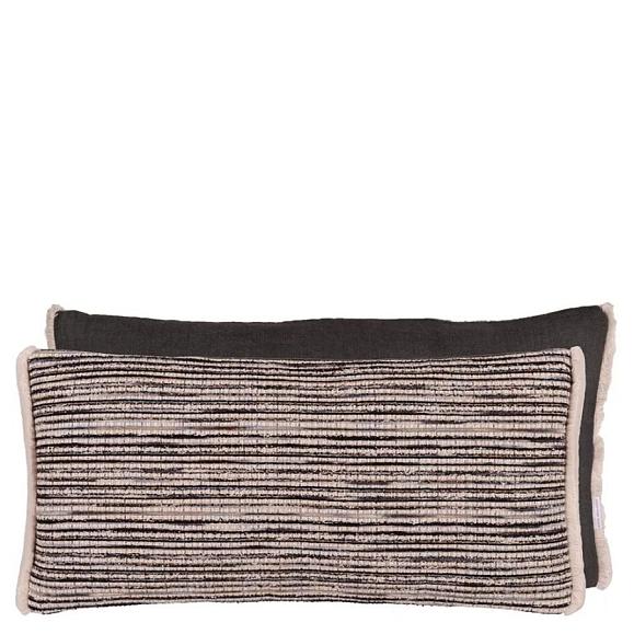 Подушка CCDG1403, Sakiori, Graphite, Designers Guild 30 x 60см