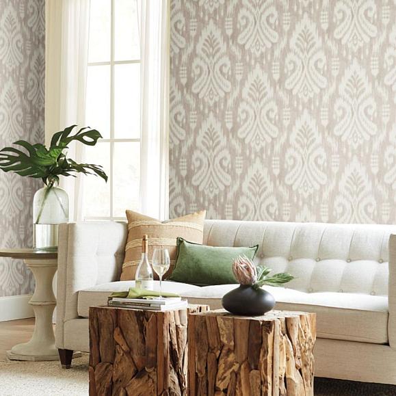 Обои York TC2642 Hawthorne Ikat Taupe