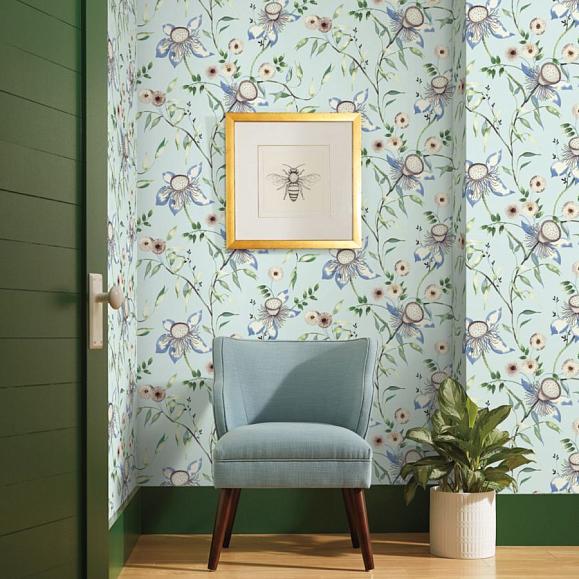Обои York BL1792 Dream Blossom Light Blue