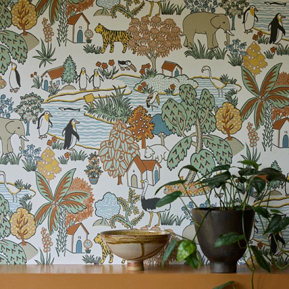Обои Little Greene 0231ANPEAZZ Pea