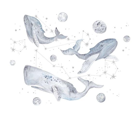 Панно Ortograf 34150 Moon Whales