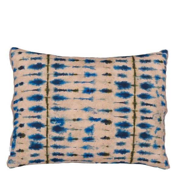 Подушка CCDG1388, Shibori, Cobalt, Designers Guild 45 x 60см