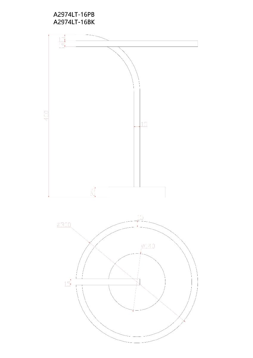 Настольная лампа Arte Lamp Enigma A2974LT-16PB