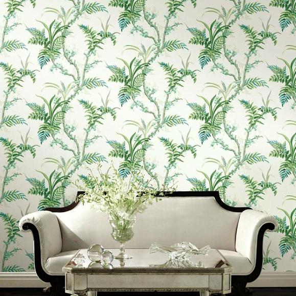 Обои York GR5991 Enchanted Fern Blue/Green