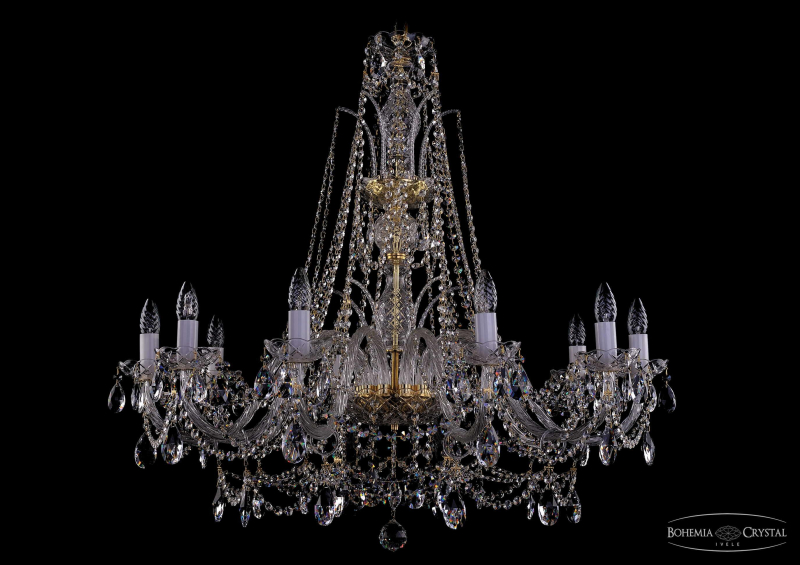 Подвесная люстра Bohemia Ivele Crystal 1411/10/360/XL-87 G
