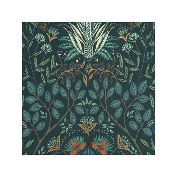 Обои Casadeco 89296821 Lords Bleu paon