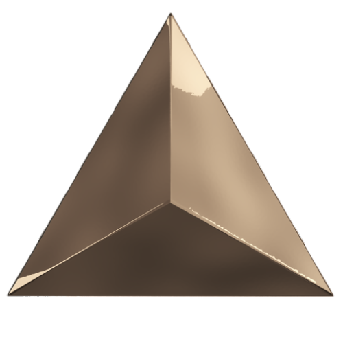 Evoke Traingle Level Copper Glossy