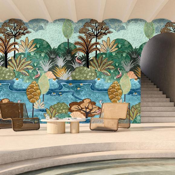 Панно Casamance 75610814 Aruba Multicouleurs