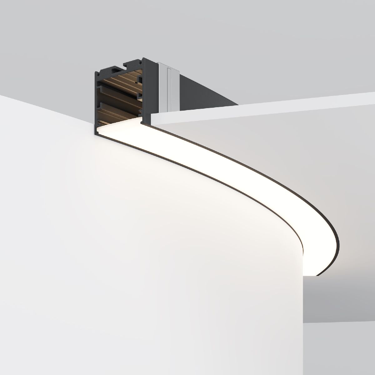 Радиусный профиль Maytoni Led strip ALM-3535R-B-D-45°-1.5M