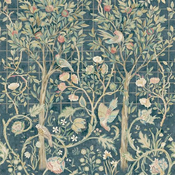 Панно Morris 216706 Melsetter Indigo Rose