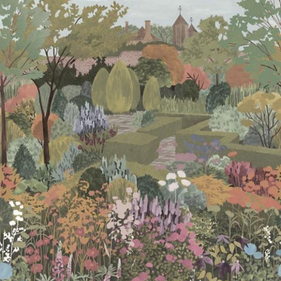 Обои Little Greene 0234CGSAGEG коллекции In the Garden