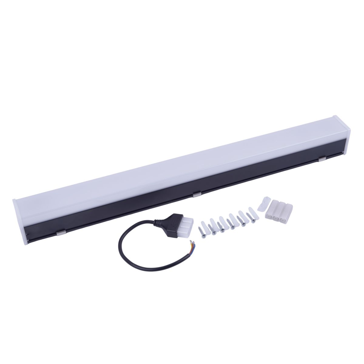 Модульный светильник прямой Uniel ULO-N10A-40W/4000K/L120 IP40 BLACK UL-00013257