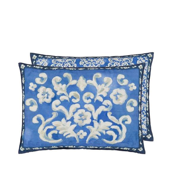 Подушка CCDG1496, Isolotto, Cobalt, Designers Guild 60 x 45см