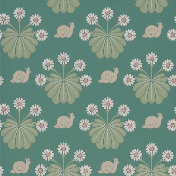Обои Little Greene 0260BUOCEAN Burges Snail Ocean