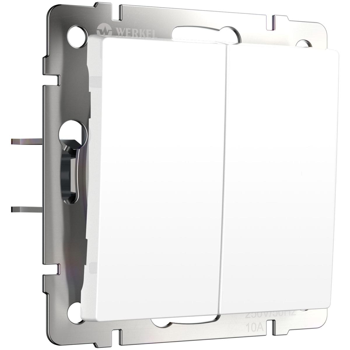 Выключатель двухклавишный с самовозвратом Werkel 4690389192364 W1122461 a062576