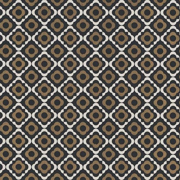 Обои Paint & Paper Library 0360QUKOHLZ Quatrefoil Kohl