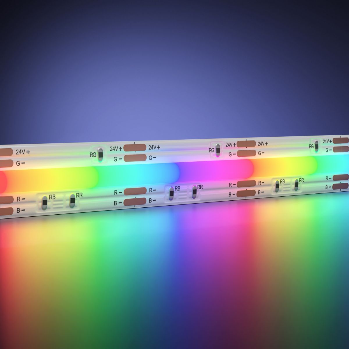 Светодиодная лента Maytoni Ultra 24В COB 14Вт/м RGB 5м IP20 201217