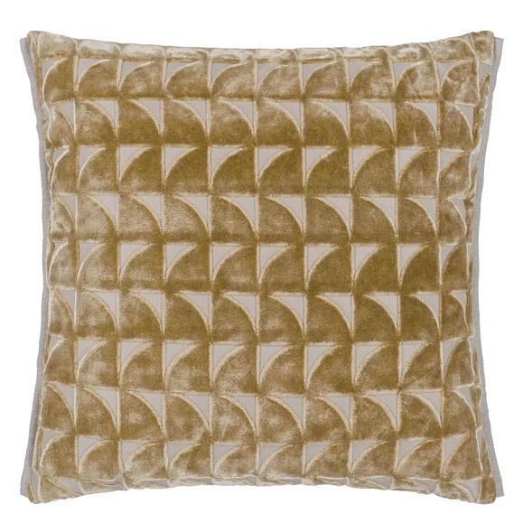 Подушка CCDG1598, Marquise Velvet, Hemp, Designers Guild 50 x 50см