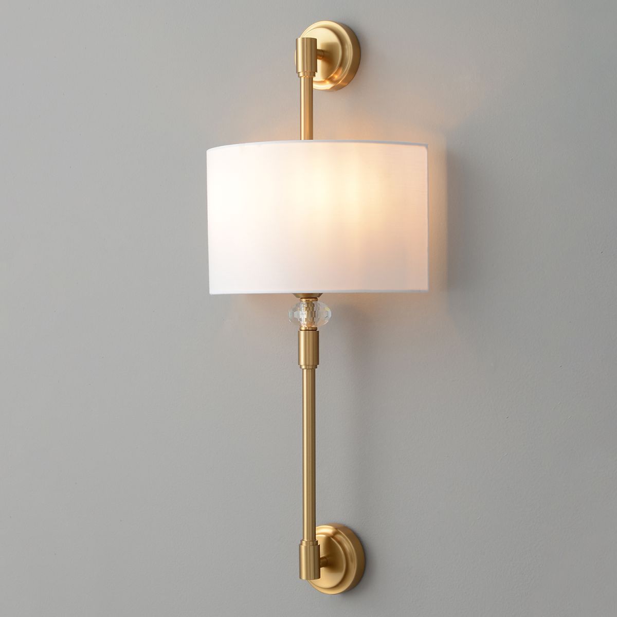 Бра Crystal Lux VINTAGE AP2 BRASS