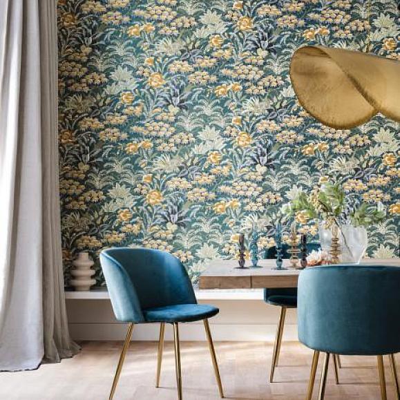 Обои Casamance 75080202 Alba Celadon/Orage
