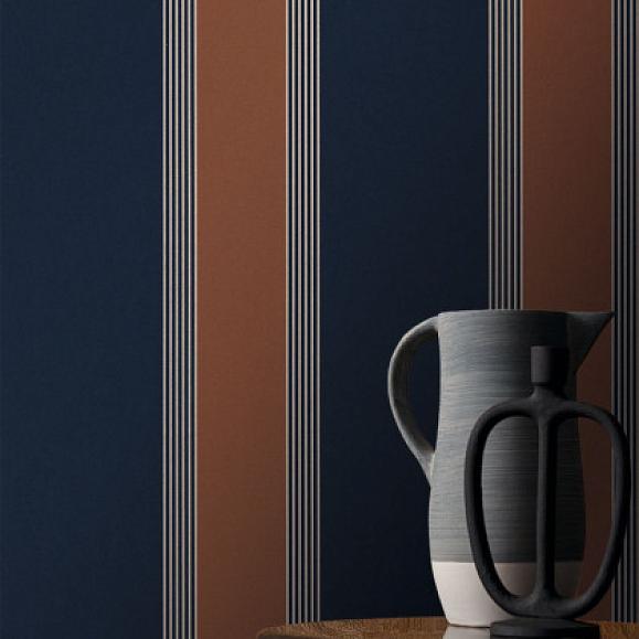 Обои Casamance 75712446 AUTEUIL Marine/rouille