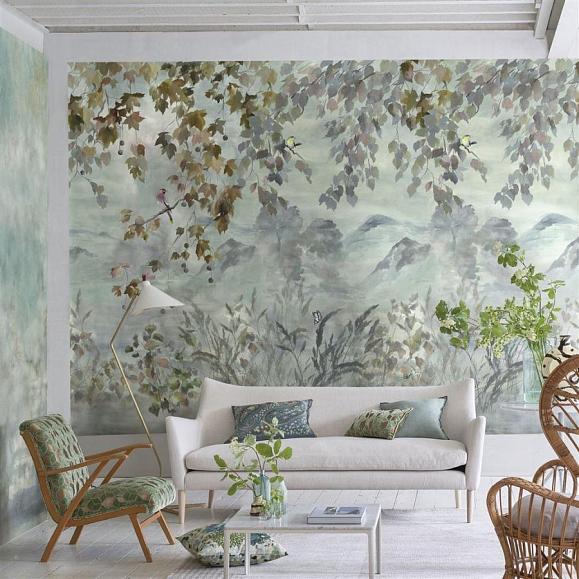 Панно Designers guild PDG1112/01 Miyako Scene 2 Dove