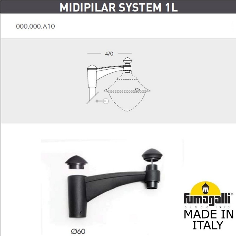 Садовый светильник Fumagalli V50.372.A10.LXD6L