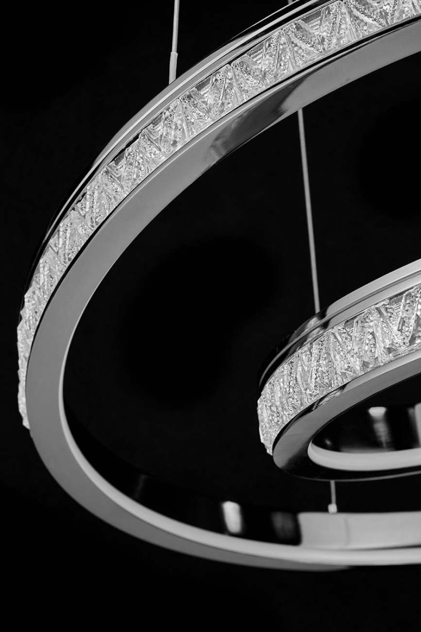 Подвесная люстра Aida LE7707/800Z Black Chrome
