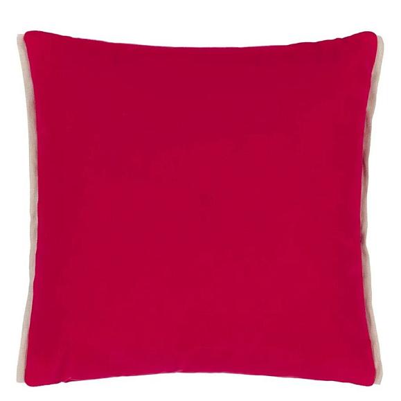 Подушка CCDG1471, Varese, Scarlet & Bright Fuchsia, Designers Guild 43 x 43см
