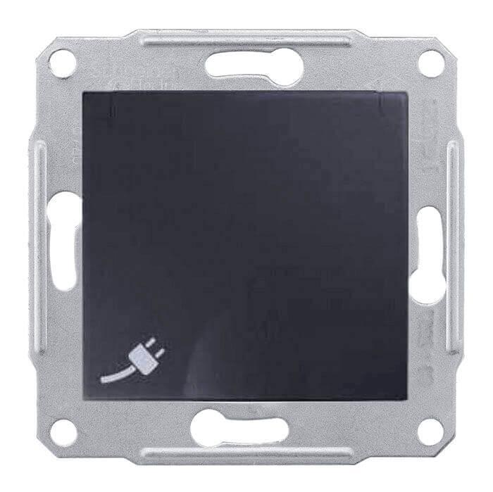 Розетка Schneider Electric Sedna с/з со шторками и крышкой IP44 16A 250V SDN3100370