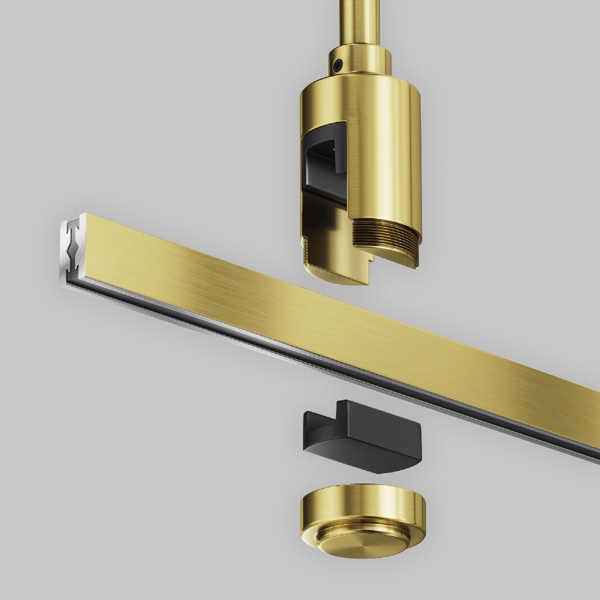 Крепление потолочное с вводом питания Maytoni Flarity TRA158C-BL1-BS