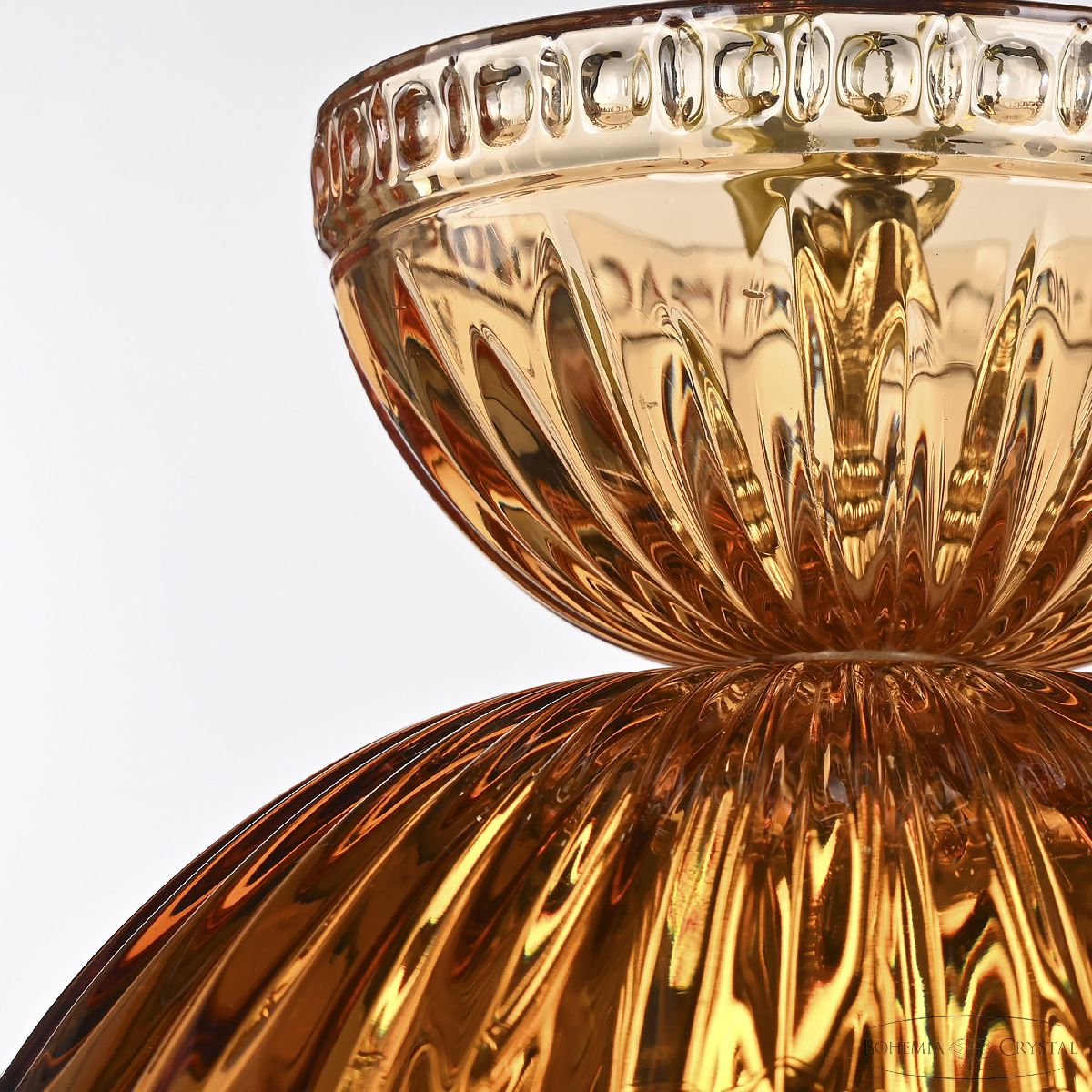 Подвесной светильник Bohemia Ivele Crystal 5480/17 G Amber/M-1G