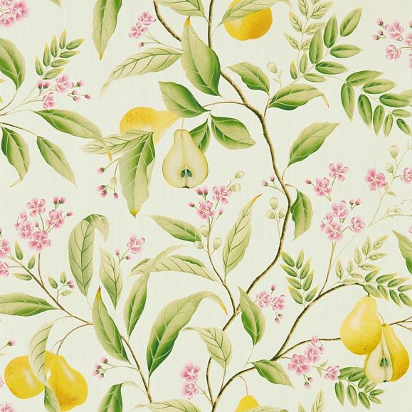 Обои Harlequin 112909 Marie Fig leaf/Honey/Blossom
