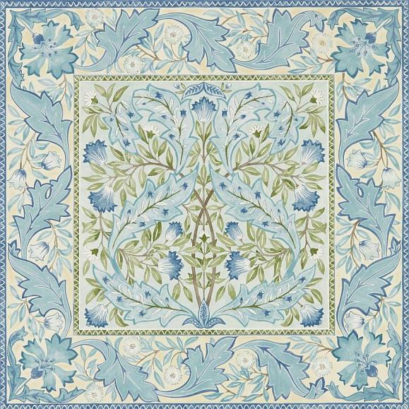 Обои Morris 216671 Wilhelmina Indigo