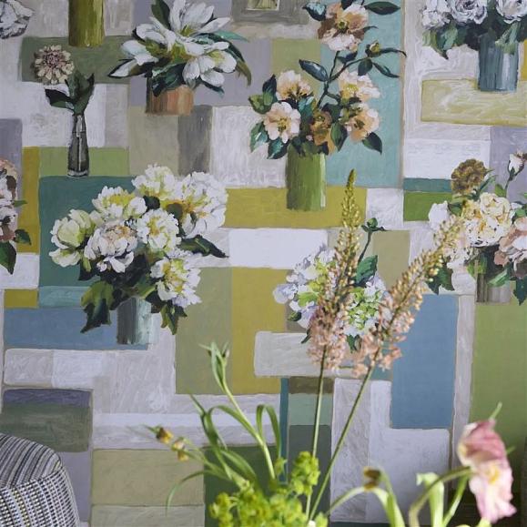 Панно Designers Guild PDG1206/01 Celadon Vase Celadon