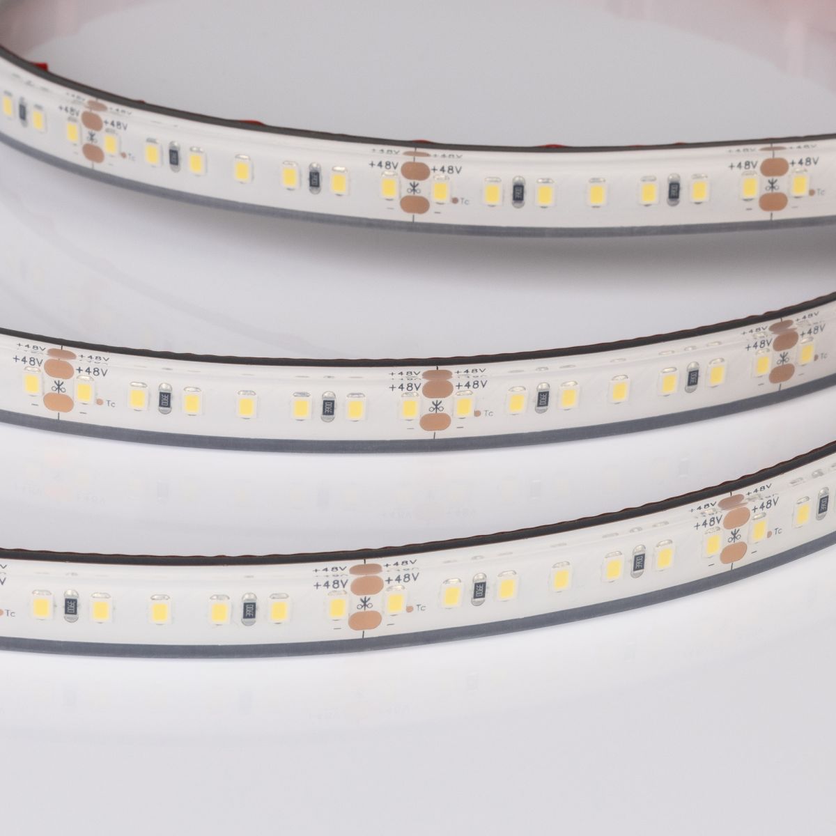 Светодиодная лента герметичная Arlight RTW-PFS-A140-12mm 48V White6000 (12 W/m, IP68, 20m) 057298