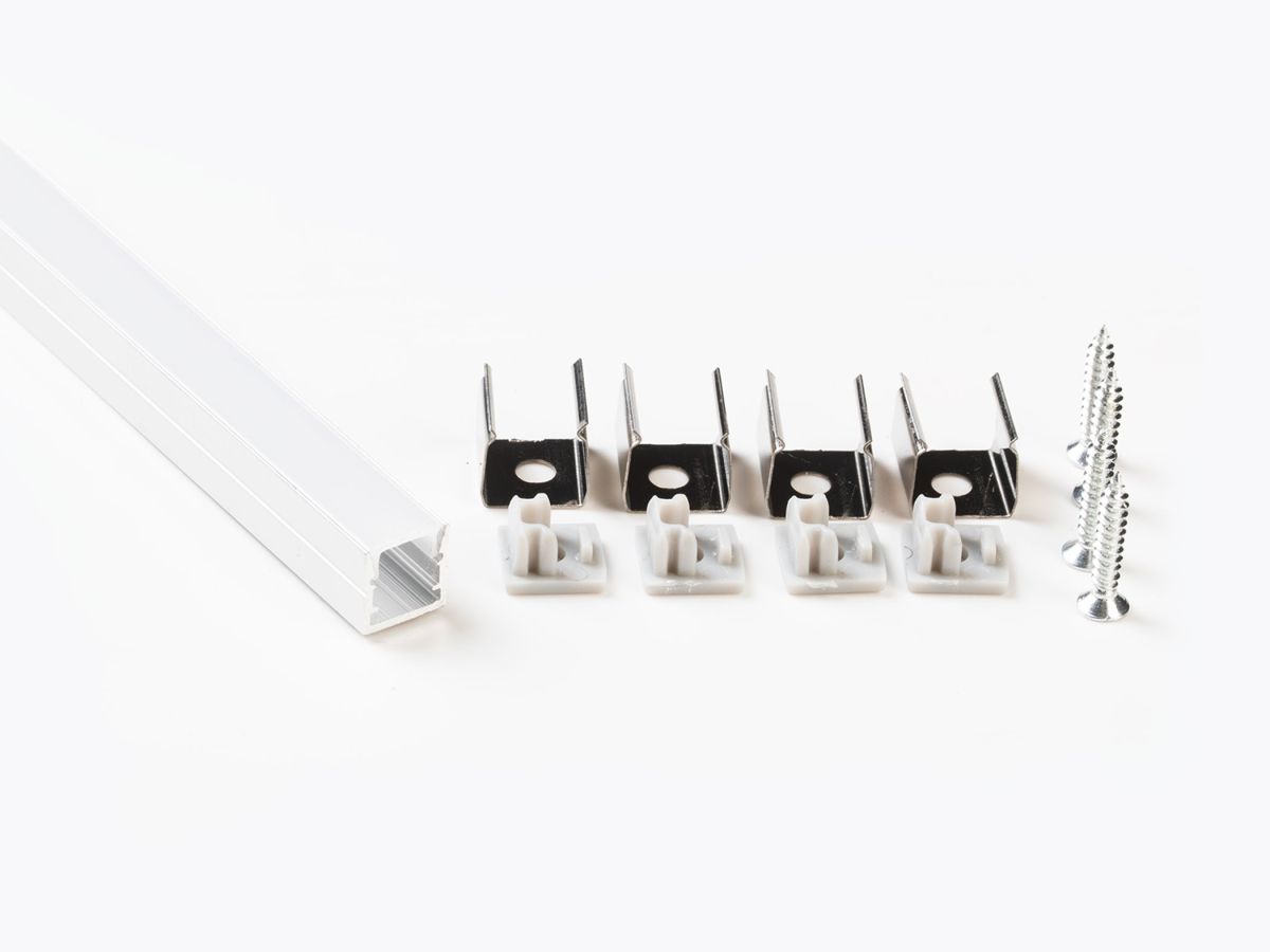 Профиль накладной LEDS POWER СПН1010 алюм. анод-й с матовым рассеивателем 2м 008356