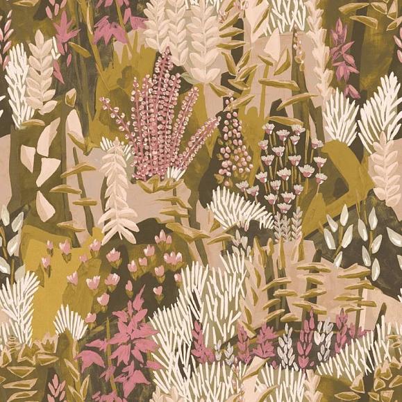 Обои Casamance 76570202 Erica Vert mousse/blush