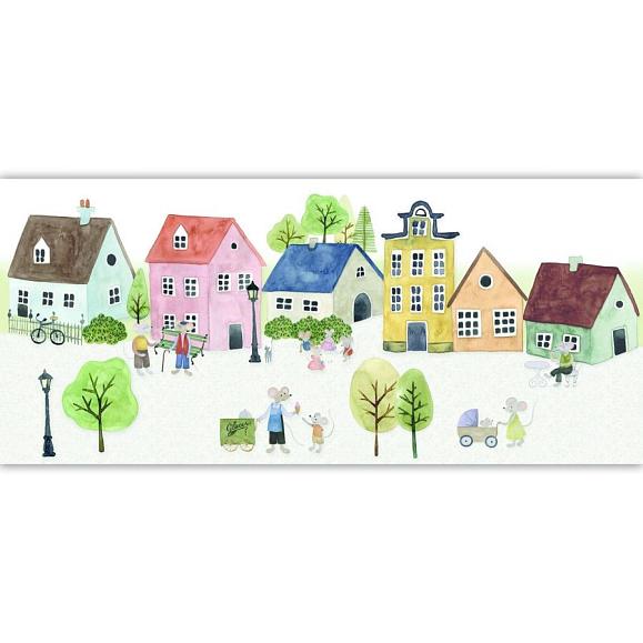 Бордюр Casadeco 200746161 Mainstreet Multico
