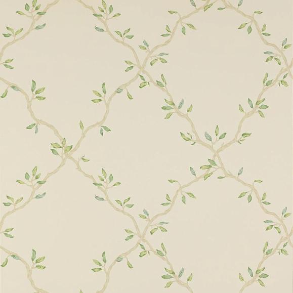 Обои Colefax and Fowler 07706/02 Leaf Trellis Pale Green