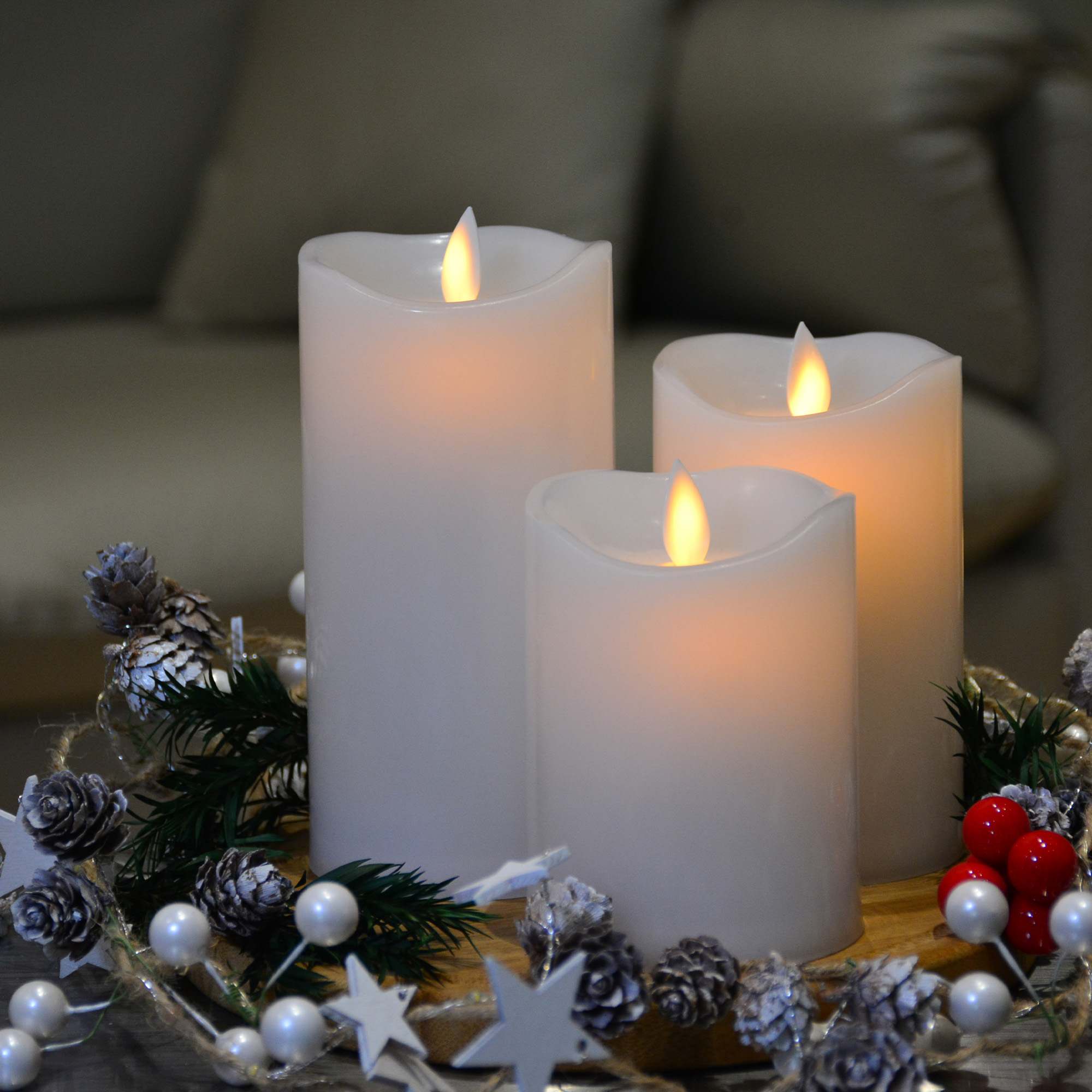 Фигурка светодиодная Свеча Uniel ULD-F065 WW RC CANDLE SET3 UL-00012459