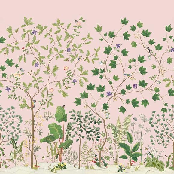 Панно Sanderson 217213 Sycamore and Oak Wild Rose
