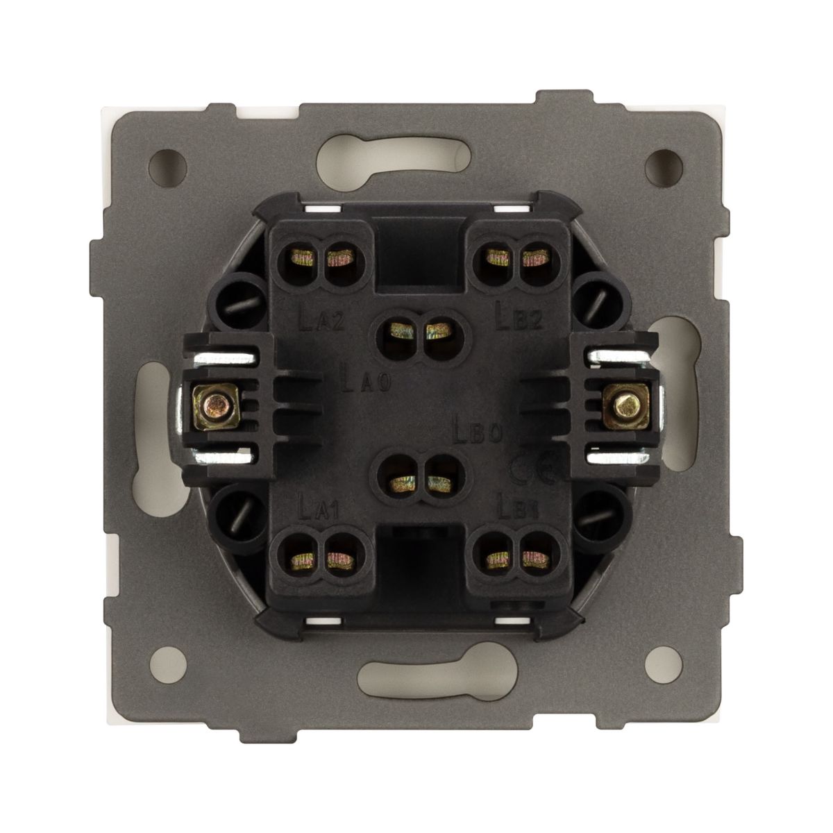 Механизм выключателя одноклавишный перекрёстный Arlight SWT-TENDO-MKX1-SFPL-GD (230V, 10A) 054572