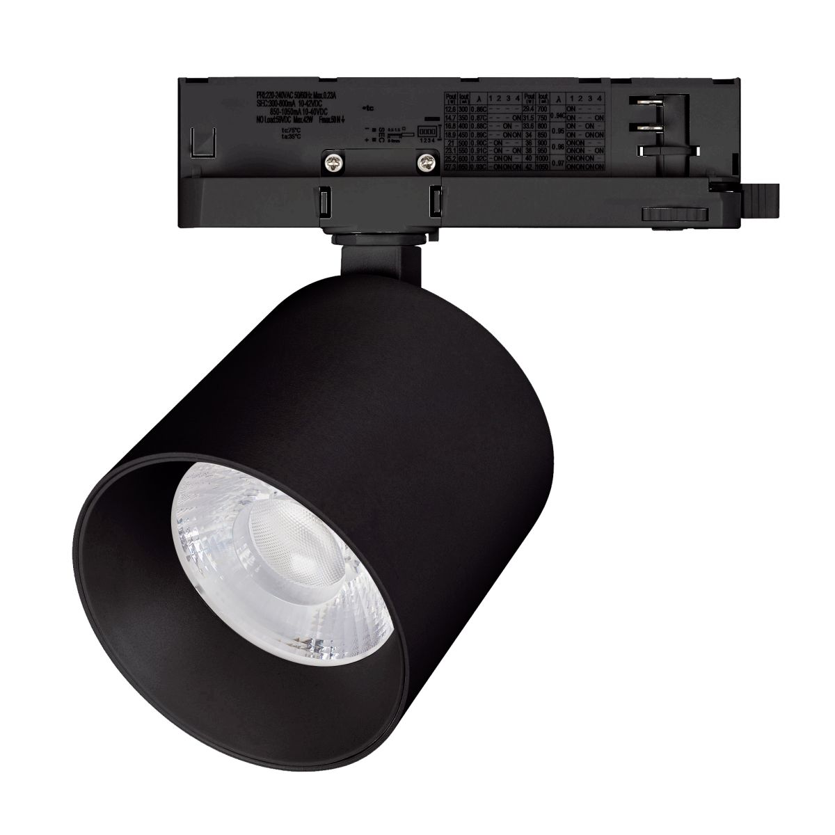 Трековый трехфазный светильник Arlight LGD-DYKE-4TR-R100-36W Day4000 (BK, 38 deg, 230V, DALI) (IP20 Металл) 058720