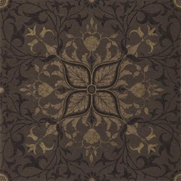 Обои Morris 216036 Pure Net Ceiling Charcoal/Gold