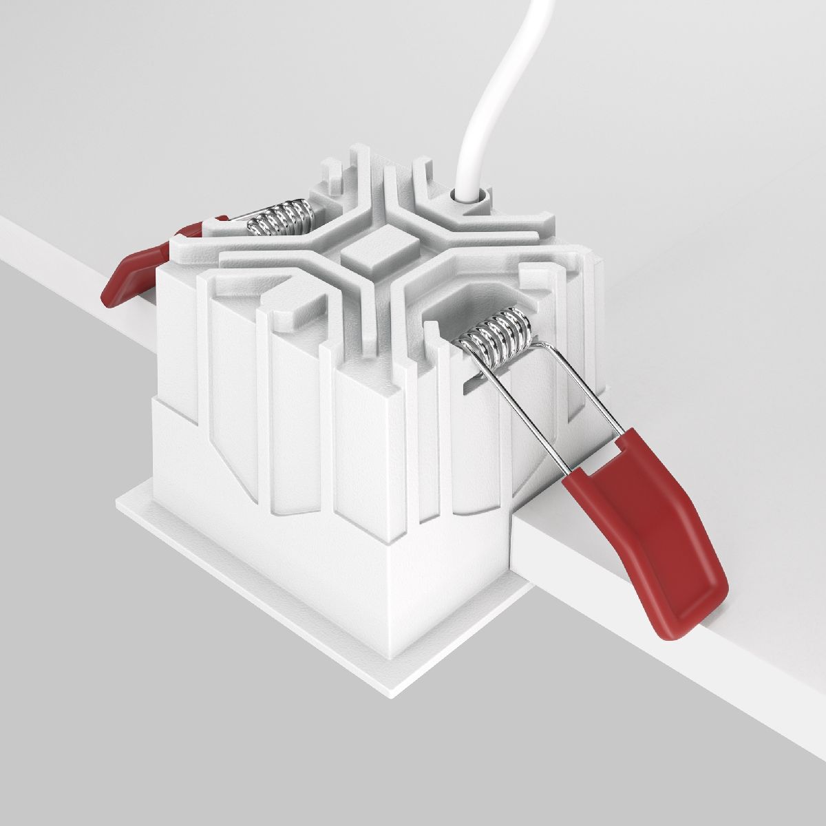 Встраиваемый светильник Maytoni Technical Alfa LED DL043-01-10W3K-SQ-W