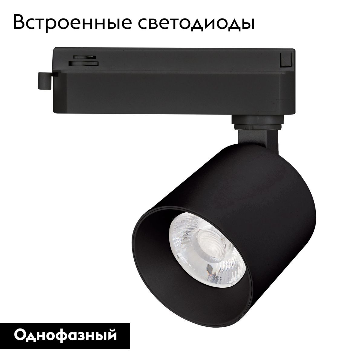 Трековый однофазный светильник Arlight LGD-DYKE-2TR-R60-8W Day4000 (BK, 38 deg, 230V) 052258