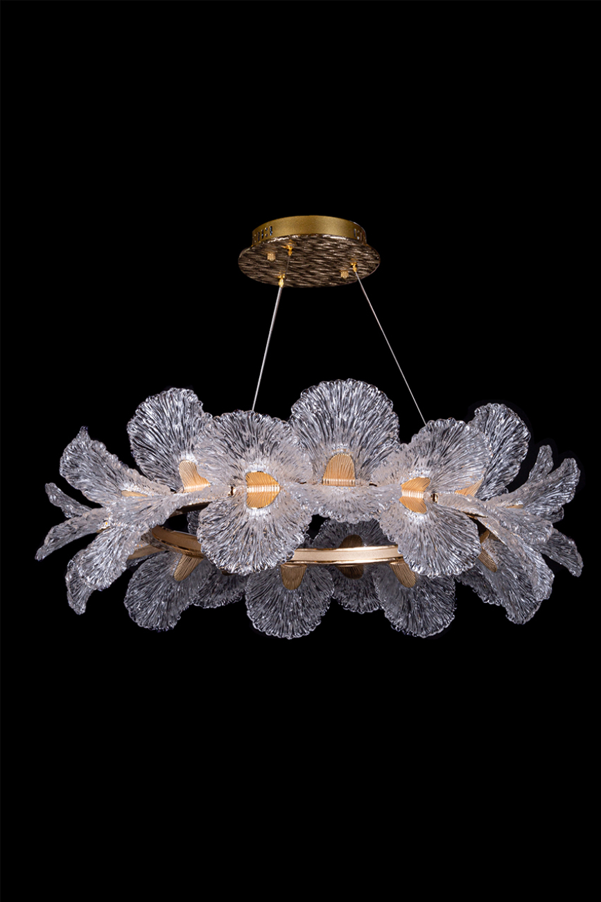 Подвесная люстра Jardin LE3032/800 GD/SH