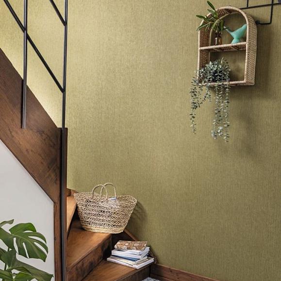 Обои Caselio 106017145 Sisal Vert kaki